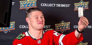 Blackhawks’ Kantserov on Kane: ‘The Legend Has Come Back’ Roman Kantserov Chicago Blackhawks NHLPA Rookie Showcase 2026