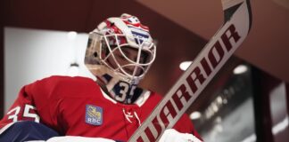 Montembeault Trade: Habs Three-Goalie Odds ‘Close to Zero’ Canadiens goalie Samuel Montembeault in net, the subject of NHL trade speculation ahead of the 2026-27 season