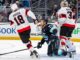 Stutzle on Tkachuk Trade: Senators ‘Got to Move On’ Tim Stutzle of the Ottawa Senators skates away from the net during a game against the Seattle Kraken