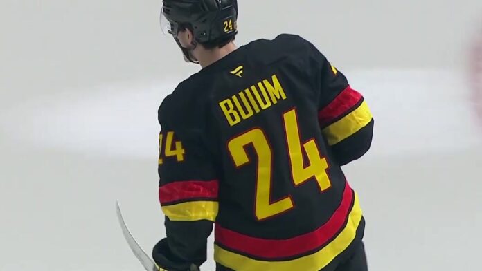 zeev-buium-canucks-breakout-2026-27 Zeev Buium Canucks breakout 2026-27 defenseman Vancouver