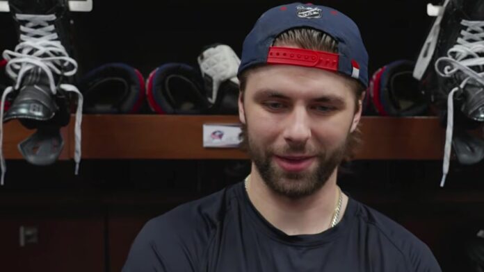 Adam Fantilli Blue Jackets contract camp 2026 Adam Fantilli Columbus Blue Jackets contract restricted free agent training camp