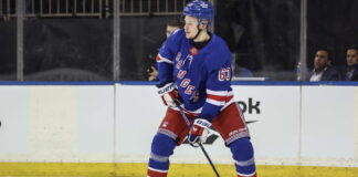 Alberts Smits Makes Rangers’ Opening Night Roster Alberts Smits Rangers defenseman preseason 2026