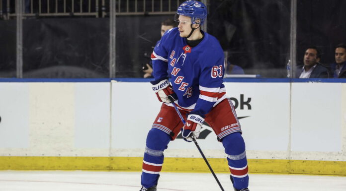 Alberts Smits Makes Rangers’ Opening Night Roster Alberts Smits Rangers defenseman preseason 2026