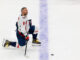 Ovechkin Injury Update: Leaves Practice After 15 Minutes Washington Capitals left wing Alex Ovechkin kneels on the ice during warmups before an NHL game