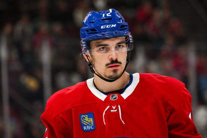 NHL: SEP 23 Preseason Flyers at Canadiens Montreal Canadiens defenseman Arber Xhekaj at Bell Centre after signing a one-year contract