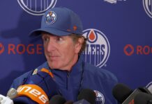 Oilers Lines: Babcock Starting McDavid With Draisaitl Mike Babcock speaks to reporters after the first day of Edmonton Oilers training camp