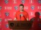 Barkov Return: Panthers ‘Awesome to See Him Smile’ Aleksander Barkov smiling at Florida Panthers media day 2026