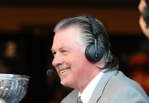 Barry Melrose Dies at 70: ESPN Analyst, Kings Cup Coach Barry Melrose, ESPN NHL analyst and former Los Angeles Kings coach, on set at the Stanley Cup Final