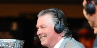 Barry Melrose Dies at 70: ESPN Analyst, Kings Cup Coach Barry Melrose, ESPN NHL analyst and former Los Angeles Kings coach, on set at the Stanley Cup Final