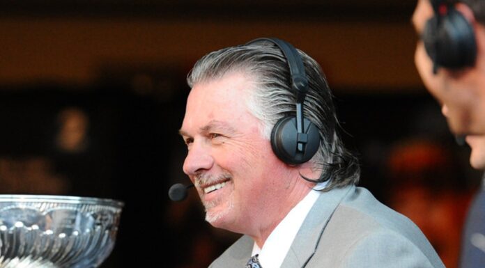 Barry Melrose Dies at 70: ESPN Analyst, Kings Cup Coach Barry Melrose, ESPN NHL analyst and former Los Angeles Kings coach, on set at the Stanley Cup Final