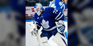 Bobrovsky Leafs Debut: Matthews Calls Him an ‘Absolute Treat’ Sergei Bobrovsky Toronto Maple Leafs preseason debut vs Canadiens Scotiabank Arena