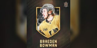Braeden Bowman Signing: Golden Knights Lock Up Undrafted Winger Braeden Bowman Golden Knights six-year contract extension announcement