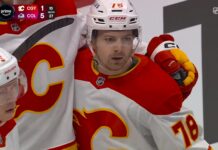 Brennan Othmann Signing: Flames Get Their Last RFA Done Brennan Othmann celebrates a goal with the Calgary Flames in 2026