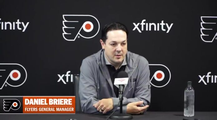 Michkov Extension: Flyers Let the 8-Year Window Close Flyers general manager Daniel Briere speaks to reporters ahead of 2026 training camp about a Matvei Michkov contract extension