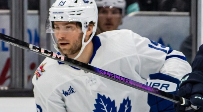 Jarnkrok on Berube Scratch: ‘It Was a Little Weird’ Calle Jarnkrok Toronto Maple Leafs Craig Berube healthy scratch
