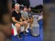 Stanley Cup Hits Pickleball Nationals With Three Canes Sebastian Aho, Andrei Svechnikov and Jalen Chatfield sit courtside with the Stanley Cup at the pickleball national championships in Cary, North Carolina