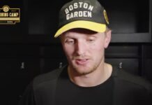 Mittelstadt Extension: ‘It’s a Business. But I Love It Here’ Casey Mittelstadt speaks to reporters at Boston Bruins training camp in September 2026