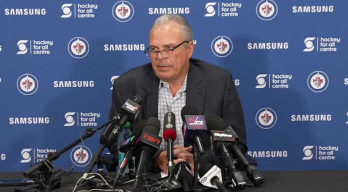 Hellebuyck Trade: Cheveldayoff Says ‘No Doors Are Closed’ Winnipeg Jets general manager Kevin Cheveldayoff speaks to reporters about the Connor Hellebuyck trade request on day one of training camp