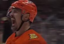 Kreider Bonuses: 40 Goals Is Worth $500K in Montreal Chris Kreider celebrates a goal for the Anaheim Ducks before signing his Montreal Canadiens contract