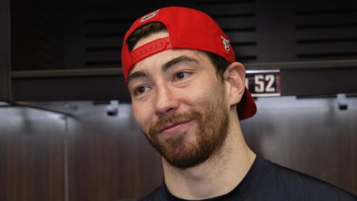 Clay Stevenson Jets waiver claim Goaltender Clay Stevenson speaks to reporters in the Washington Capitals locker room before the Winnipeg Jets waiver claim