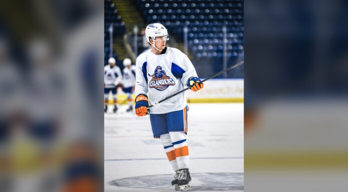 Cole Eiserman Roster Spot: ‘An NHL-Level Shot, For Sure’ Cole Eiserman skates in a Bridgeport Islanders practice jersey ahead of New York Islanders training camp