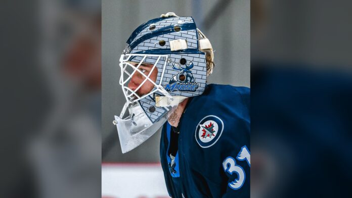 Cole Kehler Jets EBUG Cole Kehler in goalie gear, named the Winnipeg Jets emergency backup goaltender for 2026-27