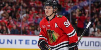 Connor Bedard Named Blackhawks Captain, 37th in Team History Connor Bedard Chicago Blackhawks captain United Center 2026
