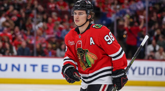 Connor Bedard Named Blackhawks Captain, 37th in Team History Connor Bedard Chicago Blackhawks captain United Center 2026