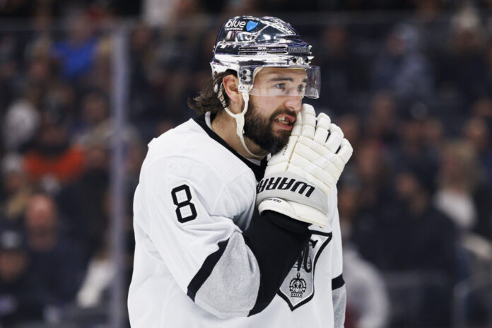 Los Angeles Kings defenseman Drew Doughty during an NHL game at Crypto.com Arena