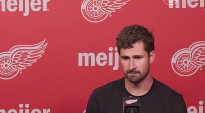 Larkin Trade Request: ‘I’m Not Ready to Go There’ at Camp Dylan Larkin speaks at Detroit Red Wings training camp media availability about his trade request