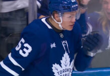 Jim Hiller First Win: Easton Cowan Lifts Leafs Past Islanders Easton Cowan celebrates power-play goal for the Toronto Maple Leafs against the New York Islanders at Scotiabank Arena