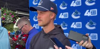 Elias Pettersson: ‘I Just Want to Get Back to Myself’ Canucks center Elias Pettersson speaks to media at the Jake Milford charity golf tournament in Surrey, B.C.