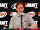 Nikishin Contract: Tulsky Says Both Sides Seek ‘Resolution’ Carolina Hurricanes general manager Eric Tulsky speaks at a press conference
