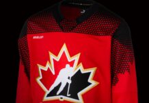 Hockey Canada Jersey Unveiled: The Crest Is Back Up Front Hockey Canada new 2026-27 Bauer jersey with the gold-bordered skater crest returning to the front
