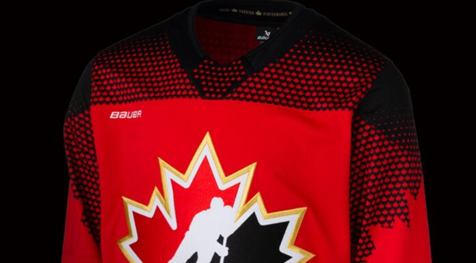 Hockey Canada Jersey Unveiled: The Crest Is Back Up Front Hockey Canada new 2026-27 Bauer jersey with the gold-bordered skater crest returning to the front