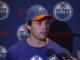 Oilers Camp: Howard, Samanski Chasing Two Open Spots Isaac Howard speaks to media at Edmonton Oilers rookie camp in September 2026
