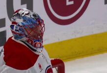 Canadiens Spoil Leafs Home Opener in McKenna’s NHL Debut Jakub Dobes Montreal Canadiens goalie after 3-2 win over Toronto Maple Leafs in season opener