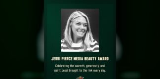 Wild Launch Jessi Pierce Media Beauty Award in Her Honor Minnesota Wild Jessi Pierce Media Beauty Award graphic honoring the late NHL.com reporter