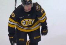 JJ Peterka Goal: Filthy First Bruins Tally Sinks Rangers JJ Peterka celebrates his first goal with the Boston Bruins against the New York Rangers on opening night at TD Garden