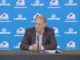 Joe Sakic Staying On as Avalanche GM, No Search Planned Joe Sakic speaks at a Colorado Avalanche press conference as general manager