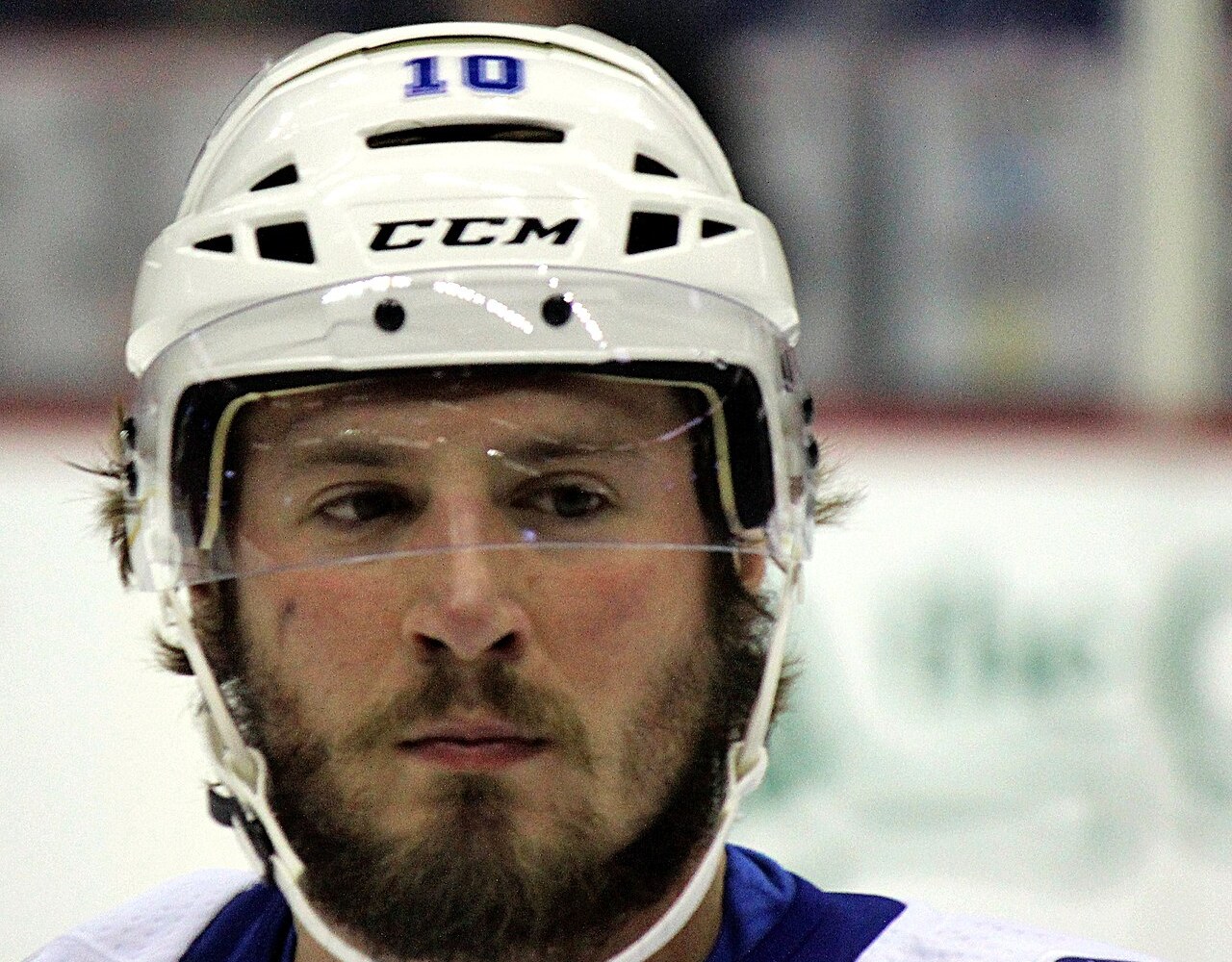J.T. Miller in a white Tampa Bay Lightning jersey during Game 6 of the 2018 Eastern Conference Final