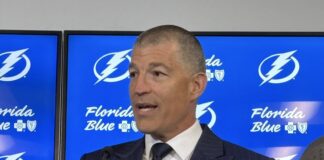 Yanni Gourde Injury: Lightning Center Out Until December Lightning general manager Julien BriseBois speaks at Tampa Bay media day on September 16, 2026