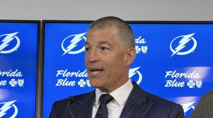 Yanni Gourde Injury: Lightning Center Out Until December Lightning general manager Julien BriseBois speaks at Tampa Bay media day on September 16, 2026