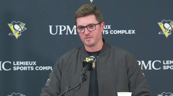 Malkin Contract: Dubas Done With ‘Year-by-Year Thing’ Penguins GM Kyle Dubas speaks at his season-opening press conference about Evgeni Malkin contract