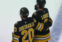 Bruins Trade Rumors: Jokiharju Available Alongside Lohrei Boston Bruins defensemen Mason Lohrei and Henri Jokiharju celebrate a goal during the 2025-26 NHL season
