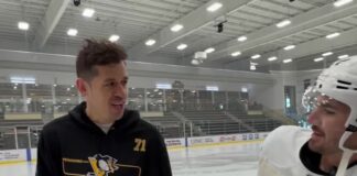 Malkin, Pirates’ Horwitz Team Up in Viral Practice Video Evgeni Malkin and Spencer Horwitz skate together at Penguins practice facility