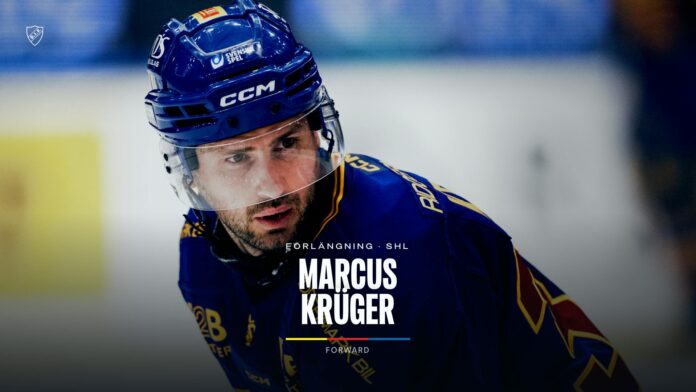 Marcus Kruger Djurgarden SHL signing 2026 Marcus Kruger Djurgarden SHL contract extension 2026-27 former Blackhawks center