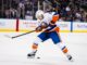 Barzal Injury: Islanders Star Shut Down for Two Weeks New York Islanders center Mathew Barzal skates with the puck against the New York Rangers at Madison Square Garden