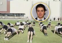 Matthew Mayich Video: Footage of ASU Workout Surfaces Matthew Mayich headshot over a screenshot of the Aug. 20 Arizona State hockey workout at Sun Angel Stadium