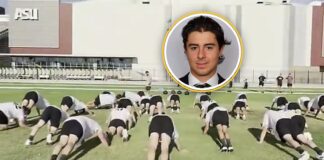 Matthew Mayich Video: Footage of ASU Workout Surfaces Matthew Mayich headshot over a screenshot of the Aug. 20 Arizona State hockey workout at Sun Angel Stadium